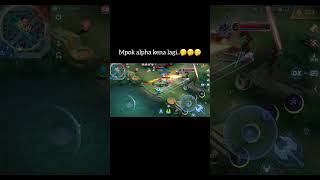 Mpok alpha kena lagi 🤭🤭🤭 mobilelegends [upl. by Notlef746]