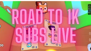 ROAD TO 1K SUBS  PETS GO LIVE [upl. by Lebasile]