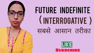 Part27Future Indefinite Interrogative l Translation Tricks for Class 10th and 12th l Sneha Pandy [upl. by Wills]