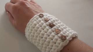 Crochet Little Wrist Warmers [upl. by Alis]