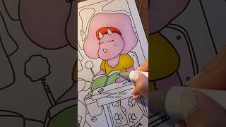 Colora i dinosauri che vanno a scuola su bebilubookscom 🏫🦕 asmr coloring relax disegno art [upl. by Albert]