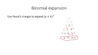 Binomial expansion worked example [upl. by Elrebmik]