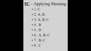 Wordly Wise Book 8 • Lesson 5 • AB  CD Answers [upl. by Uchish]