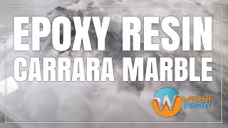 How to make Carrara Marble with Epoxy Resin [upl. by Areht]