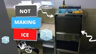 ITV ice machine is NOT making any Ice Troubleshooting and Schematic breakdown [upl. by Eidnarb]