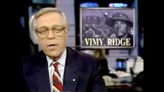 Vimy 75th Anniversary  CBC The National  Joe Schlesinger [upl. by Wernher]