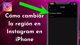 Cómo cambiar la región en Instagram en iPhone [upl. by Frolick874]