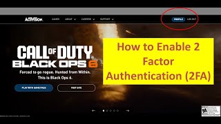 How to Enable 2Factor Authentication from Activision Website for CODM or any associated games [upl. by Toiboid]