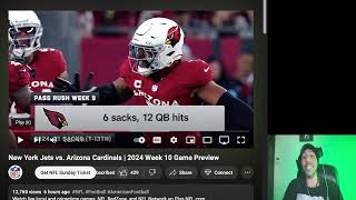 NY Jets Jets vs Cardinals preview [upl. by Nivonod]