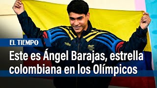 Este es Ángel Barajas primera medalla de Colombia en Juegos Olímpicos París 2024  El Tiempo [upl. by Ehcropal829]