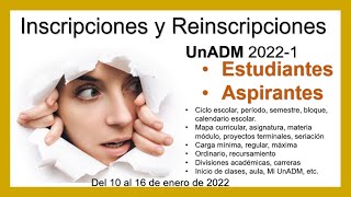 👉Reinscripcionesregistro de asignaturasmoduloscarga mínimamáxima y más información👌👀 [upl. by Pinkham898]