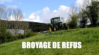 broyage de refus 2017 avec JOHN DERRE ET DESVOYS [upl. by Mandell313]