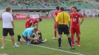 Skonto FC Goalkeeper cussing like idiot [upl. by Ateiram752]