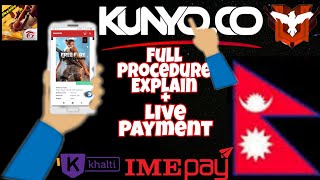 How To Topup Diamond Through Kunyoco  Full Procedure Explain amp Live Payment  Nepal Topup System [upl. by Perlis]