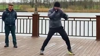 DMITRY BIVOL IN CAMP FOR UMAR SALAMOV [upl. by Diandre]