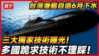 【台灣潛艇三大獨家技術曝光】今年6月提前下水，可配備18枚mk48重型魚雷，一枚擊沉一艘大型艦艇！台灣 台灣軍武 [upl. by Neggem]