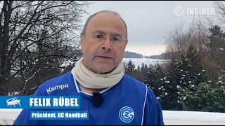 GC Handball Felix Rübel Präsident GC Amicitia im Interview [upl. by Analim]