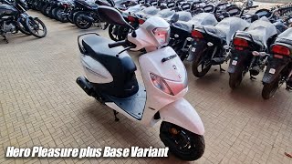 2024 Hero Pleasure Plus 110cc LX Base Variant  Mileage  On  Road Price  The Garage Official [upl. by Barrada]