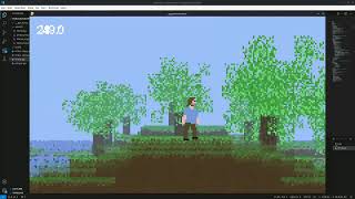 25D Minecraft using Parallax and scaled layers  Pygame Python [upl. by Onaled]