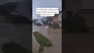 Verheerendes Hochwasser in Slowenien und im Süden Österreichs 😥 hochwasser wetteronline shorts [upl. by Weigle]