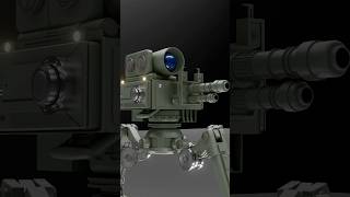 Quadruped Combat Robot 3D model blender 3dmodel tutorial 3d shorts gaming [upl. by Arrej]