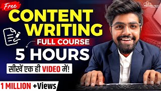 Content Writing Complete Course  How to become a Content Writer in 2024  SEO Writing Tutorial [upl. by Ydnas89]