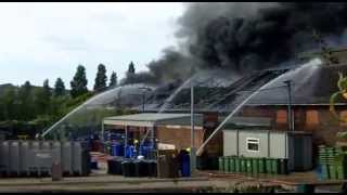 Massive Sheffield fire [upl. by Ahrendt]