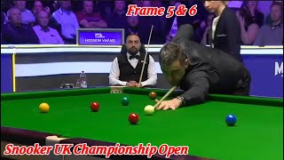 Snooker UK Championship Open Ronnie O’Sullivan VS Hossein Vafaei  Frame 5 amp 6 [upl. by Atirihs725]