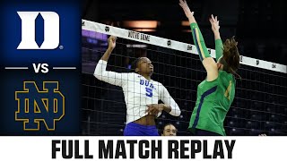 Duke vs Notre Dame Full Match Replay  2024 ACC Volleyball [upl. by Thissa497]