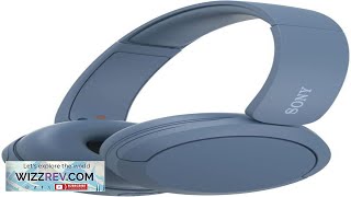 Sony WHCH520 Wireless Headphones Bluetooth OnEar Headset with Microphone Blue Review [upl. by Dibri7]