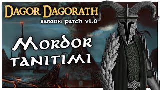 MORDOR TANITIMI  BFME II ROTWK  Dagor Dagorath Sargon Patch v10 [upl. by Anilrahc832]