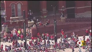 Reds Opening Day Parade 2014 [upl. by Santa]