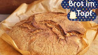 Brot im Topf  No knead Bread  mit Dagmar von Cramm [upl. by Ardnosal]