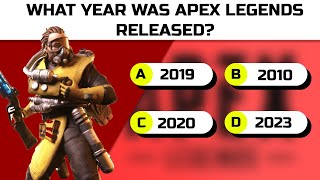 ULTIMATE APEX LEGENDS QUIZ TEST YOUR KNOWLEDGE [upl. by Ferguson824]