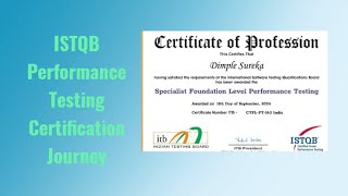 ISTQB Performance Testing Certification Journey [upl. by Cornela]