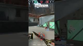 G2 Petra bounce recon to trick the enemy valorant valorantclip vct [upl. by Nednerb]