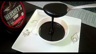 চকলেট সিরাপসস HERSHEYS SYRUP Homemade Dark Chocolate Syrup Bangladeshi Choklate Sauce  Syrup [upl. by Ubald]