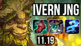 IVERN vs GRAVES JUNGLE  3015 Rank 2 Ivern 21M mastery 1200 games  NA Challenger  v1119 [upl. by Otilopih]