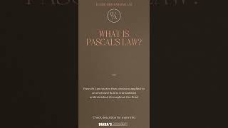 What is Pascals Law Diarasacademy [upl. by Irehj]