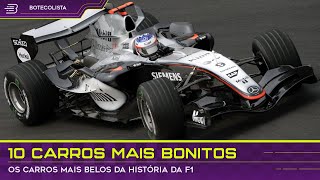 Os 10 Carros Mais Bonitos da História da Fórmula 1 [upl. by Aldous]