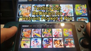 Testing ReDream on Retroid Pocket 4 Pro  Dreamcast Games retroidpocket4pro redream dreamcast [upl. by Susan]