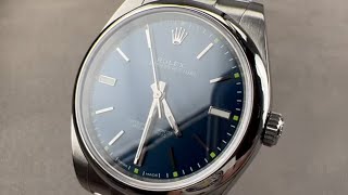 Rolex Oyster Perpetual 39 114300 Rolex Watch Review [upl. by Nylatsyrk552]