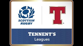 LIVE TENNENTS PREMIERSHIP FINAL  Currie Chieftains v Marr Rugby [upl. by Ozzy963]