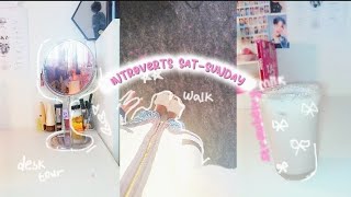 introvert diaries ep 1  studying for exams deep cleaning room making pink 💗 drink [upl. by Idham621]