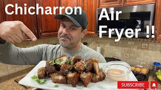 Chicharron en la Air Fryer  Freidora de Aire [upl. by Elicia174]