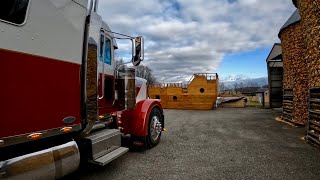 Trucking vlog 140🇺🇸Amazon warehouse delivery in Baltimore A delivery to a beautiful Amish Farm [upl. by Einallem]