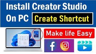 Install Creator Studio on PC  Facebook Creator Studio App  fbcreator [upl. by Jemina]