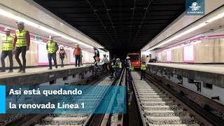 Primer tramo de L1 del STC casi listo en mayo regresa a operaciones [upl. by Salokin]