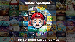 Top 80  Best Indie Casual Games on the Nintendo Switch [upl. by Akialam479]