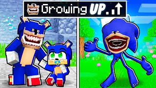 GROWING UP as a SHIN SONIC In Minecraft [upl. by Gujral]